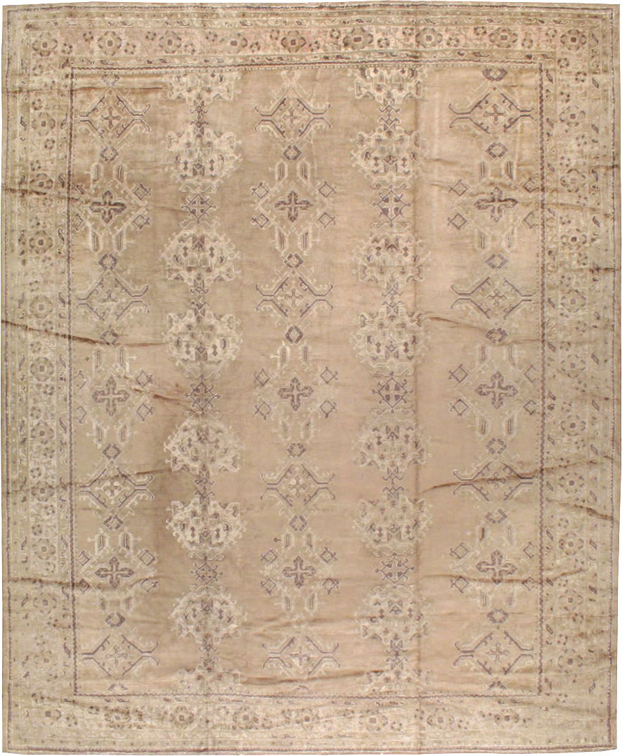 Vintage Turkish Oushak Carpet, No.10034 - Gss