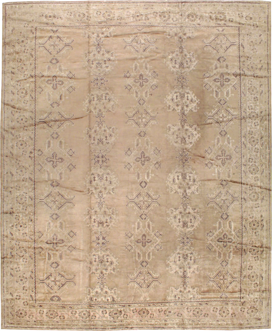 Vintage Turkish Oushak Carpet, No.10034 - Gss