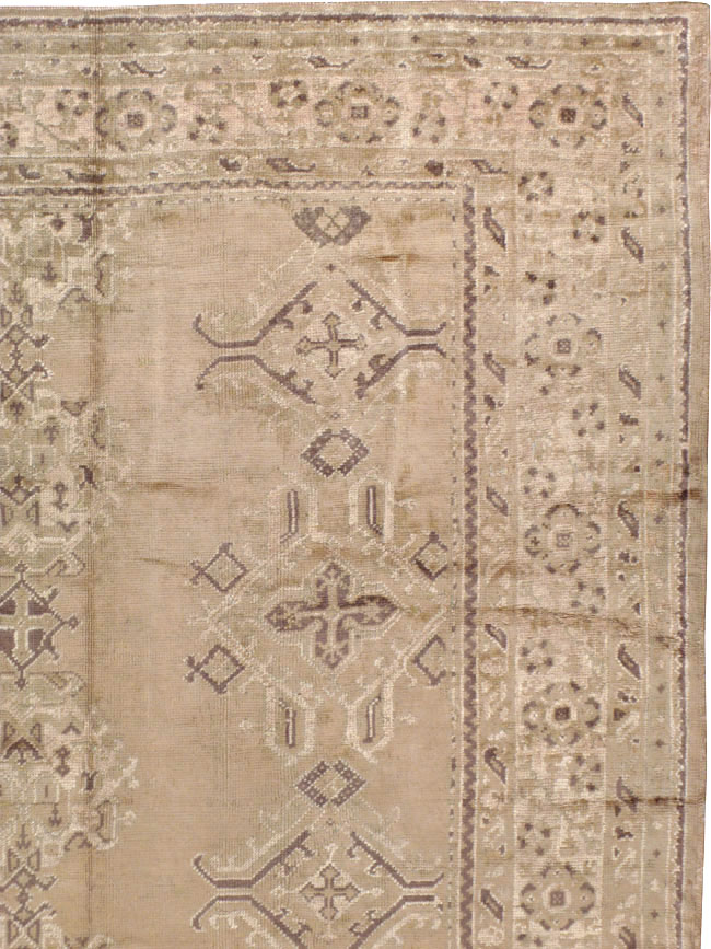Vintage Turkish Oushak Carpet, No.10034 - Gss
