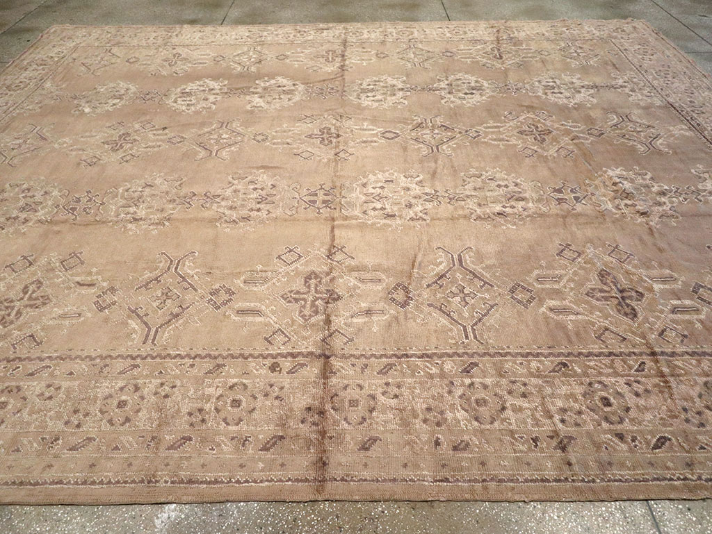 Vintage Turkish Oushak Carpet, No.10034 - Gss
