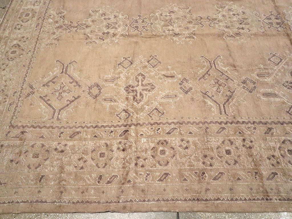 Vintage Turkish Oushak Carpet, No.10034 - Gss