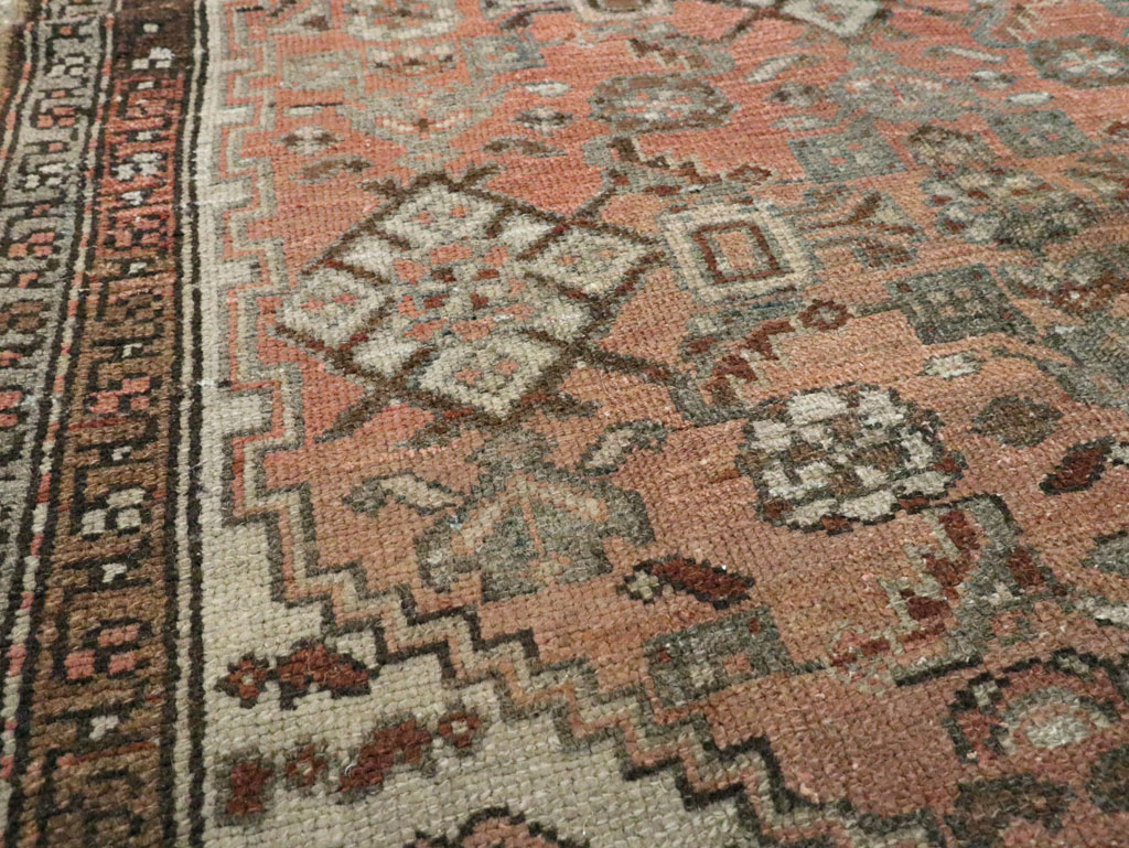 Antique Persian Malayer Throw Rug, No.10082 - Gss