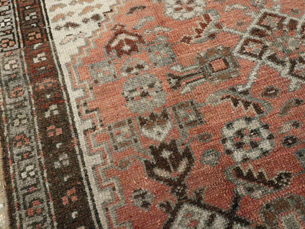 Antique Persian Malayer Throw Rug, No.10082 - Gss