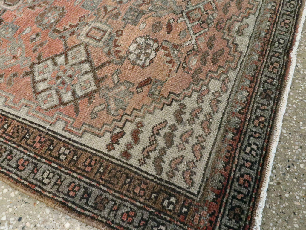 Antique Persian Malayer Throw Rug, No.10082 - Gss