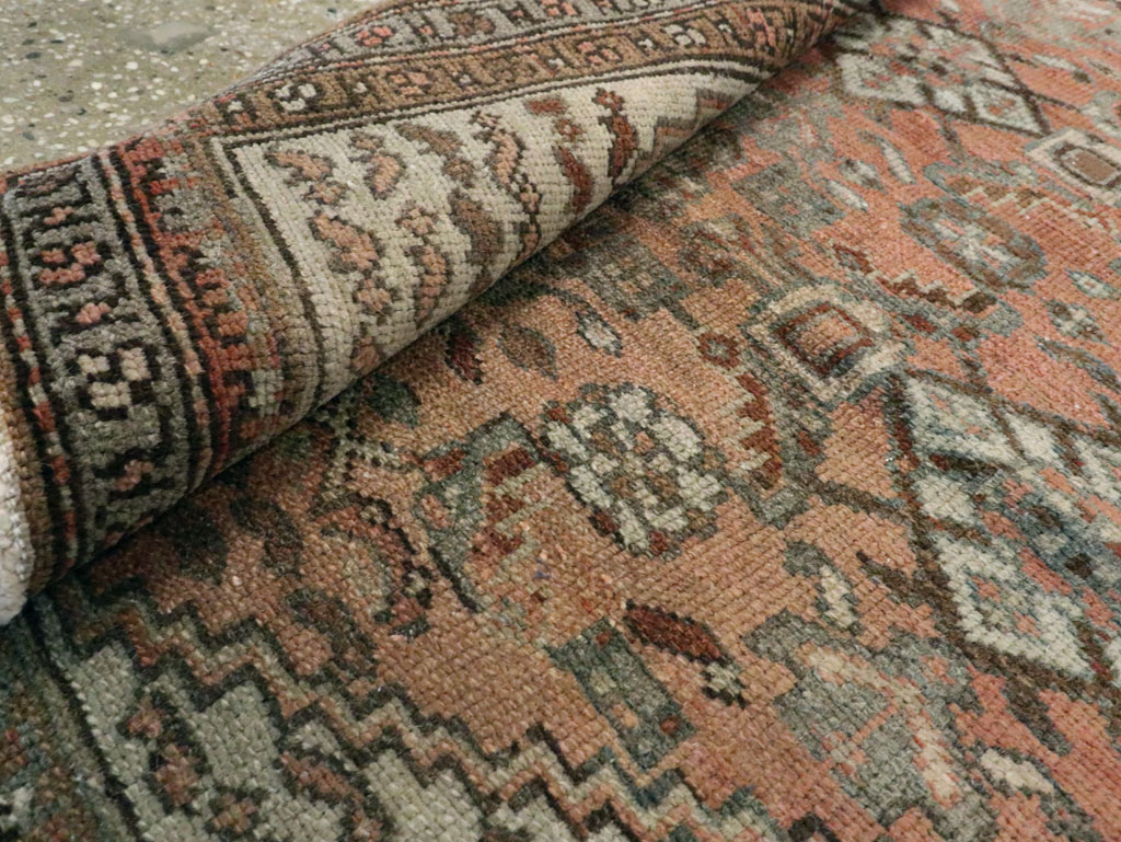 Antique Persian Malayer Throw Rug, No.10082 - Gss