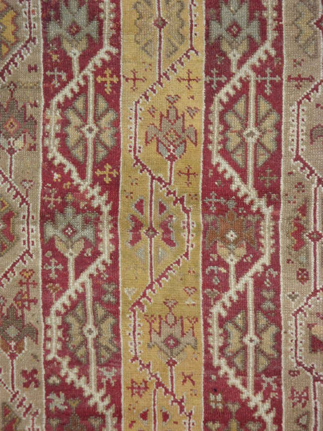 Antique Turkish Oushak Carpet, No.10142 - Gss