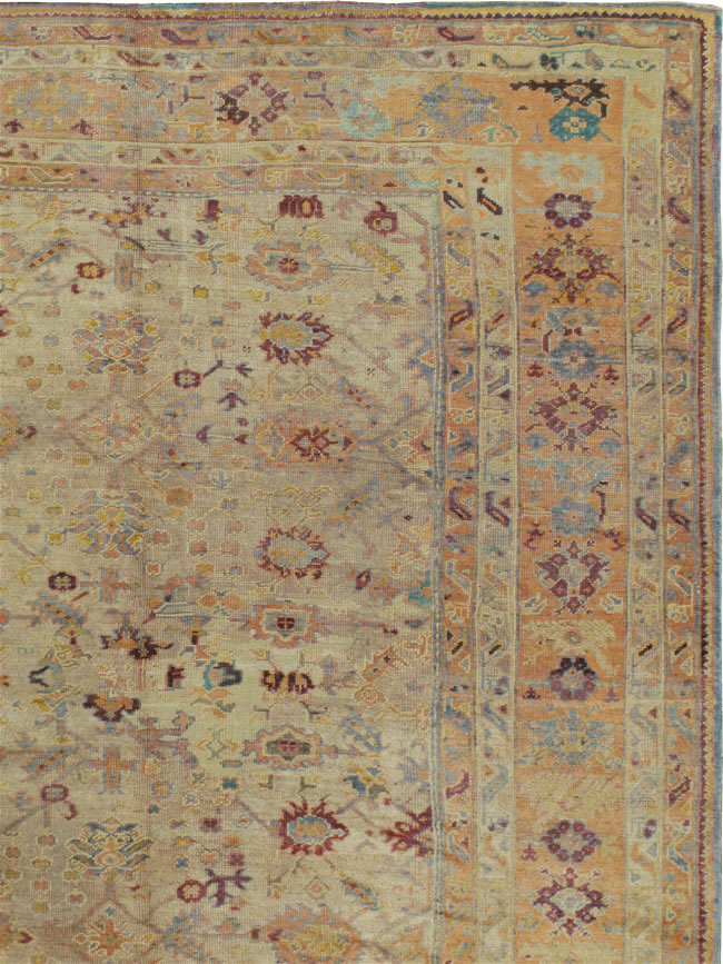 An Oushak Carpet, No.10187 - Gss