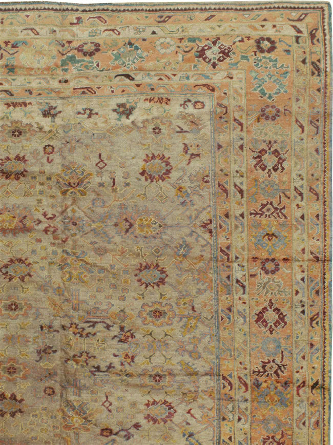 An Oushak Carpet, No.10187 - Gss
