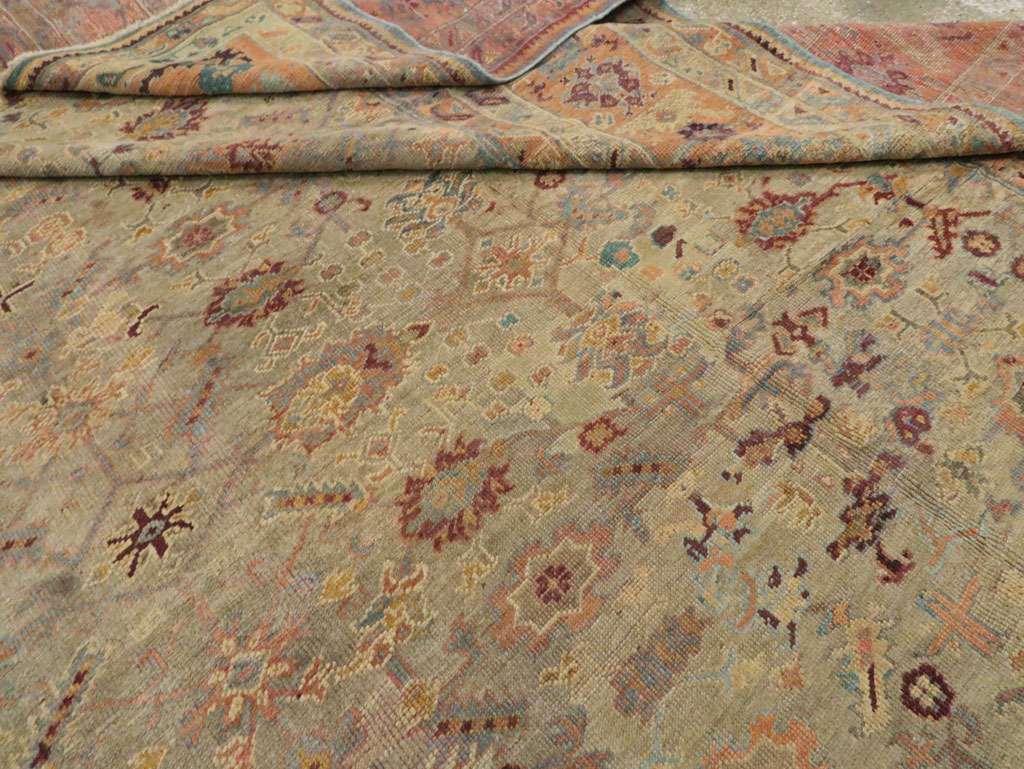 An Oushak Carpet, No.10187 - Gss