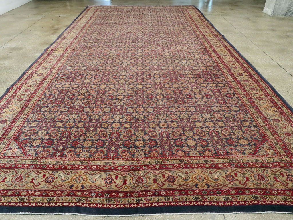 Antique Indian Lahore Carpet, No.10192 - Gss