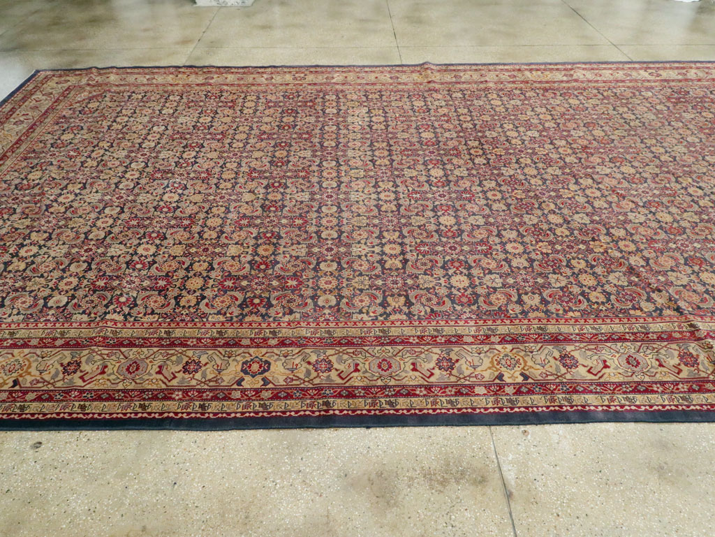 Antique Indian Lahore Carpet, No.10192 - Gss