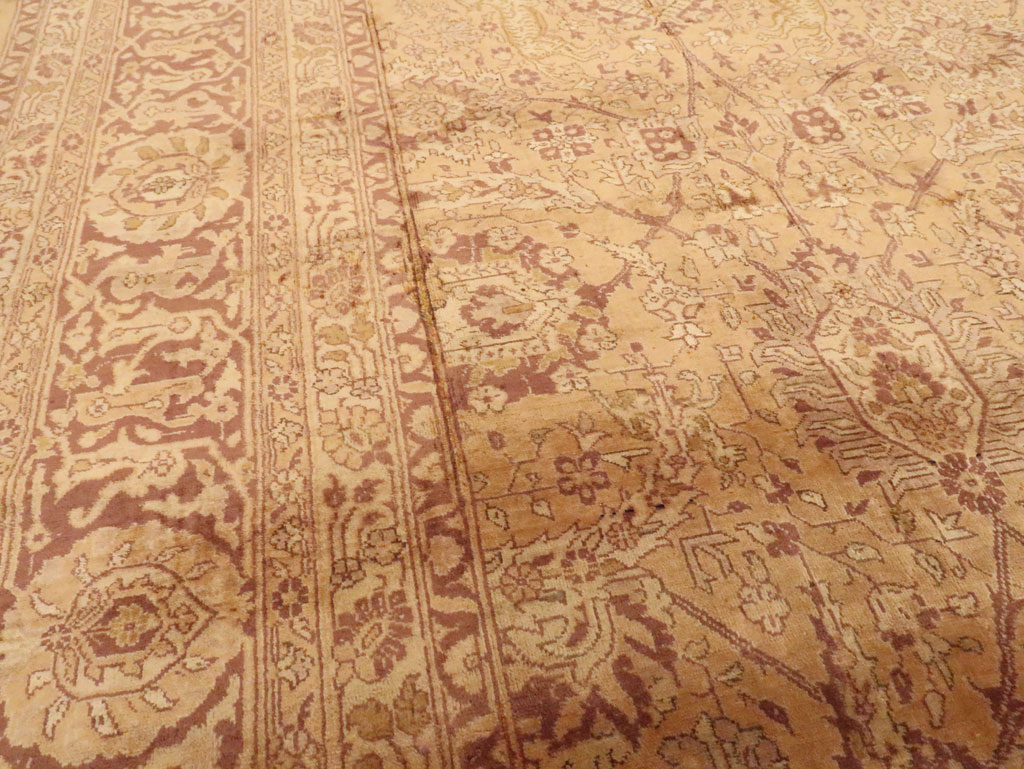 Antique Indian Lahore Carpet, No.10219 - Gss