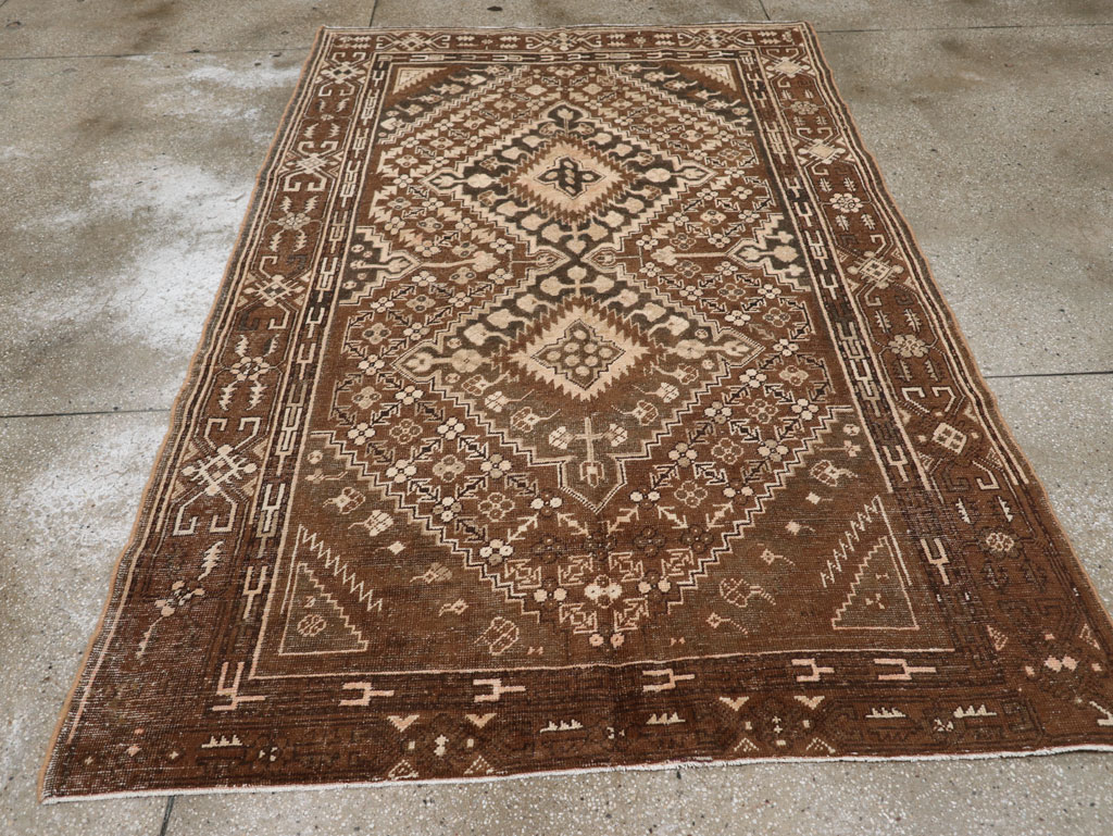 Antique East Turkestan Khotan Accent Rug, No.10242 - Gss