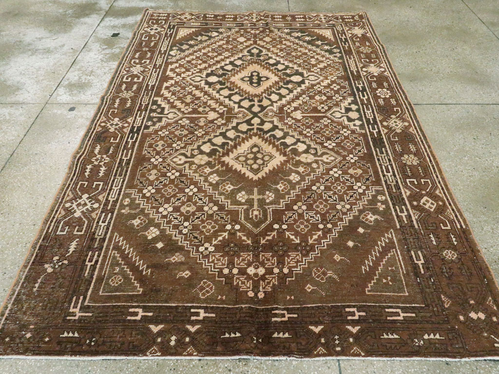 Antique East Turkestan Khotan Accent Rug, No.10242 - Gss
