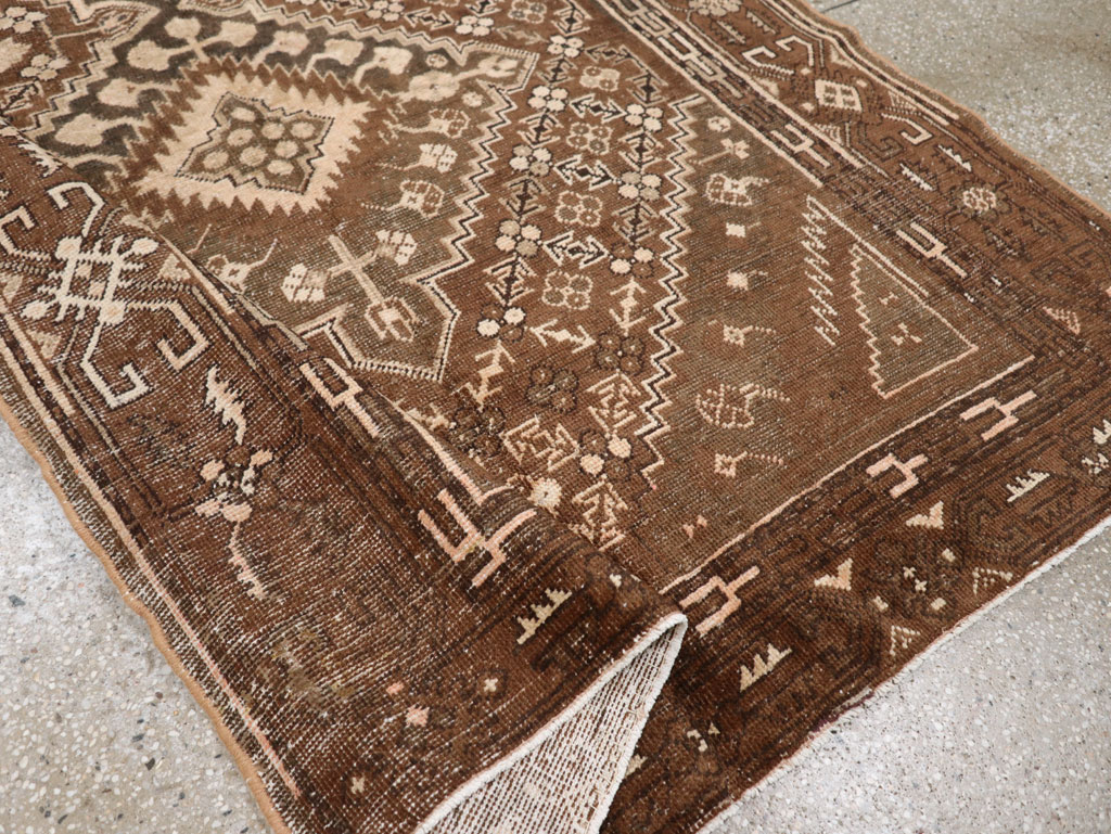 Antique East Turkestan Khotan Accent Rug, No.10242 - Gss