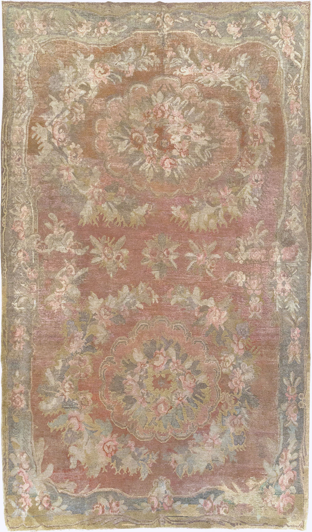 Antique East Turkestan Khotan Carpet, No.10245 - Gss