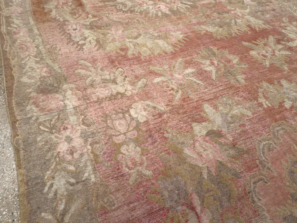 Antique East Turkestan Khotan Carpet, No.10245 - Gss