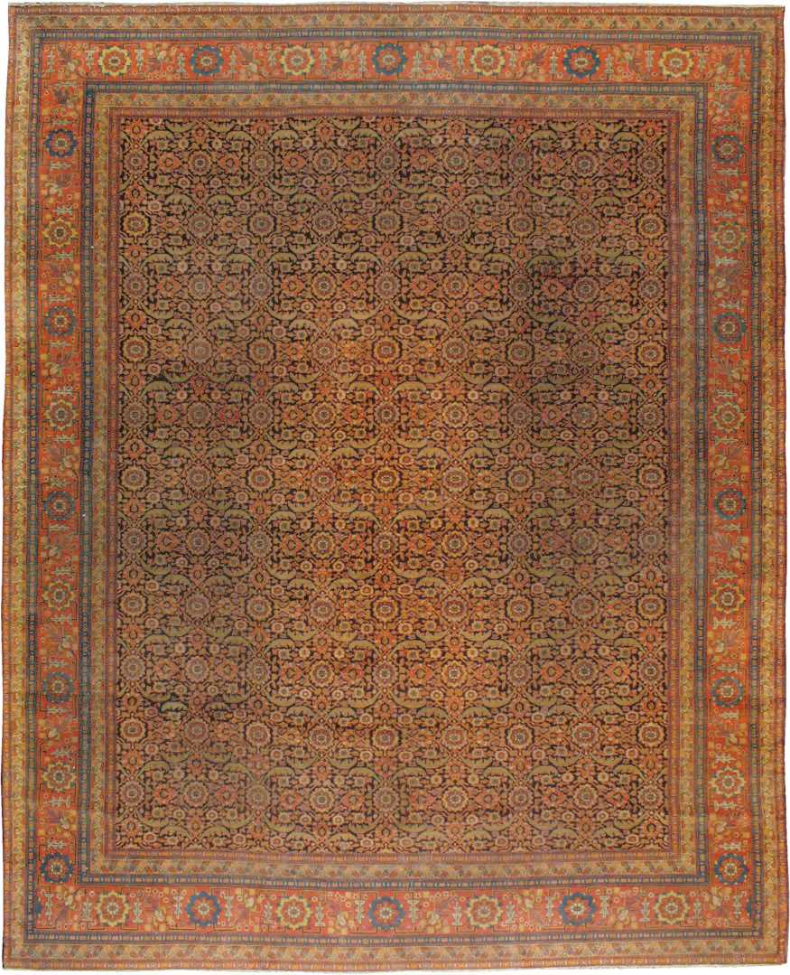Antique Indian Amritsar Carpet, No.10255 - Gss