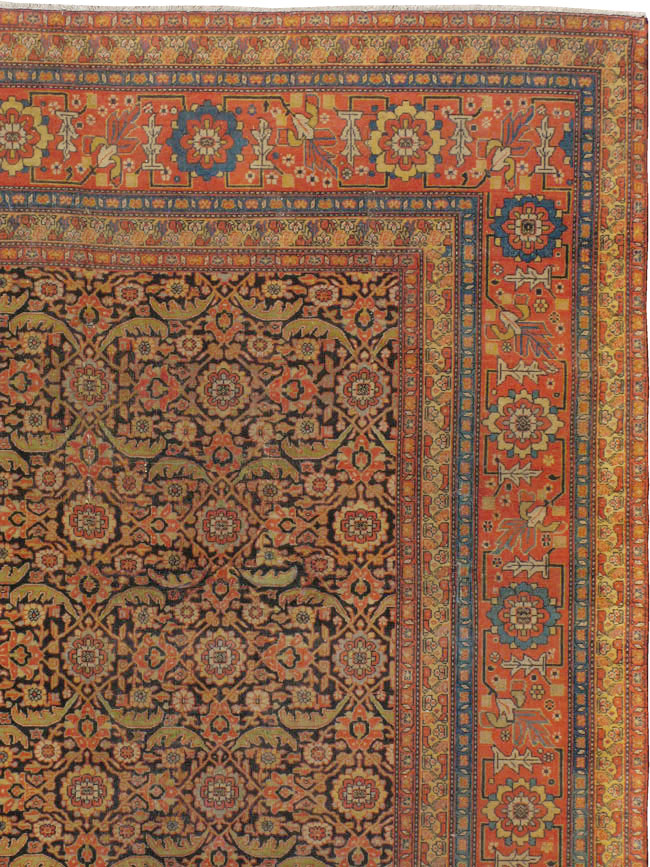 Antique Indian Amritsar Carpet, No.10255 - Gss
