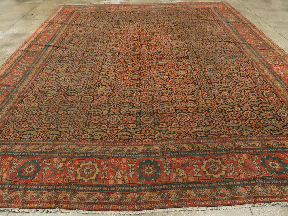Antique Indian Amritsar Carpet, No.10255 - Gss