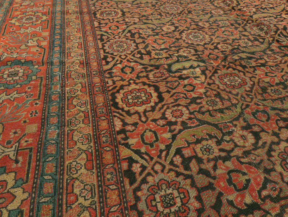 Antique Indian Amritsar Carpet, No.10255 - Gss