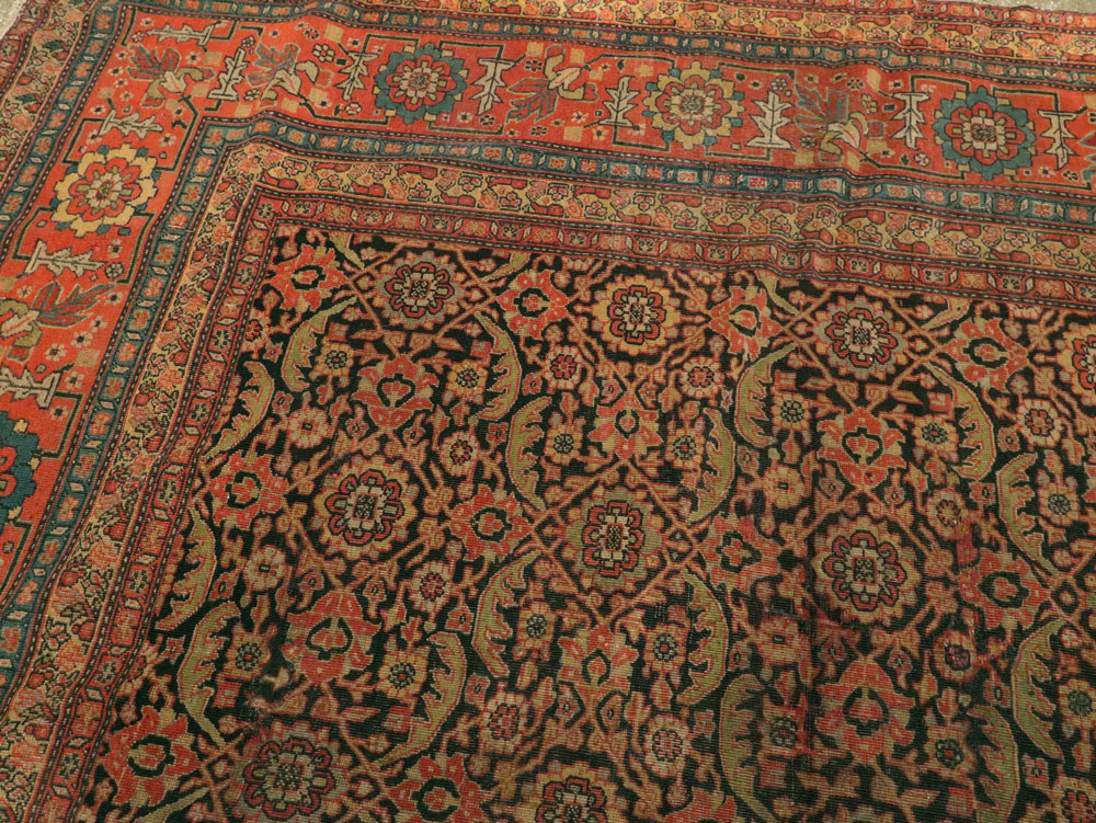 Antique Indian Amritsar Carpet, No.10255 - Gss