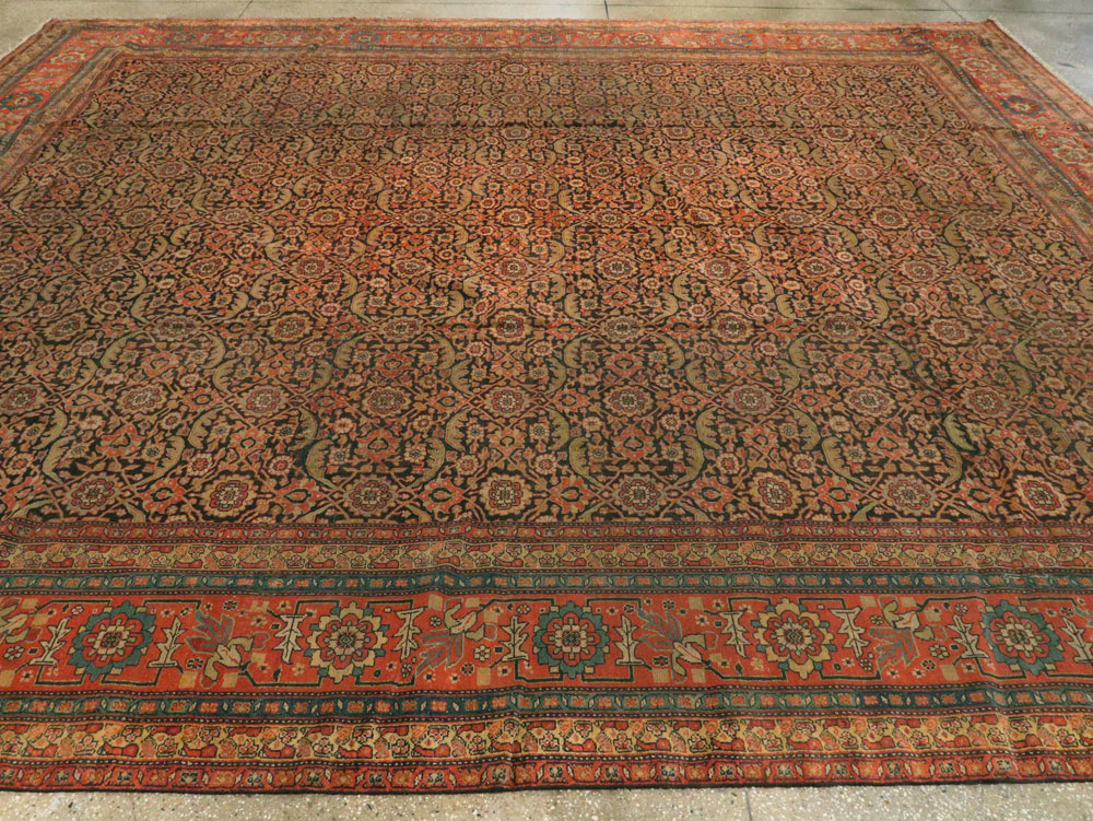 Antique Indian Amritsar Carpet, No.10255 - Gss