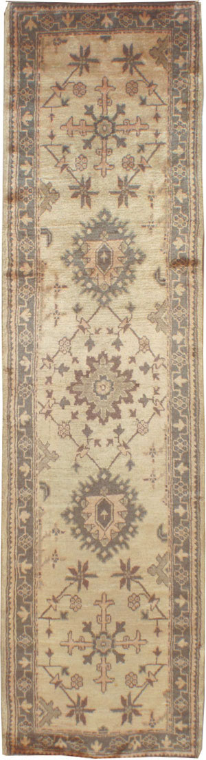 Antique Turkish Oushak Runner, No.10263 - Gss