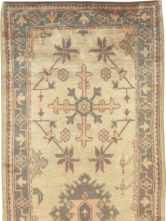 Antique Turkish Oushak Runner, No.10263 - Gss