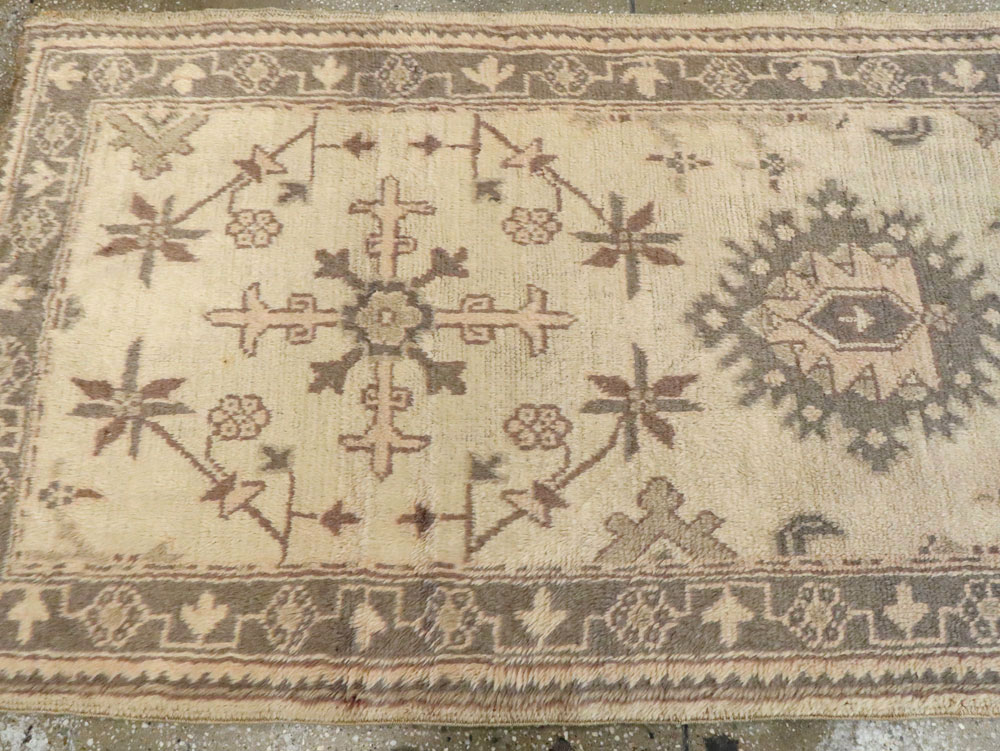 Antique Turkish Oushak Runner, No.10263 - Gss
