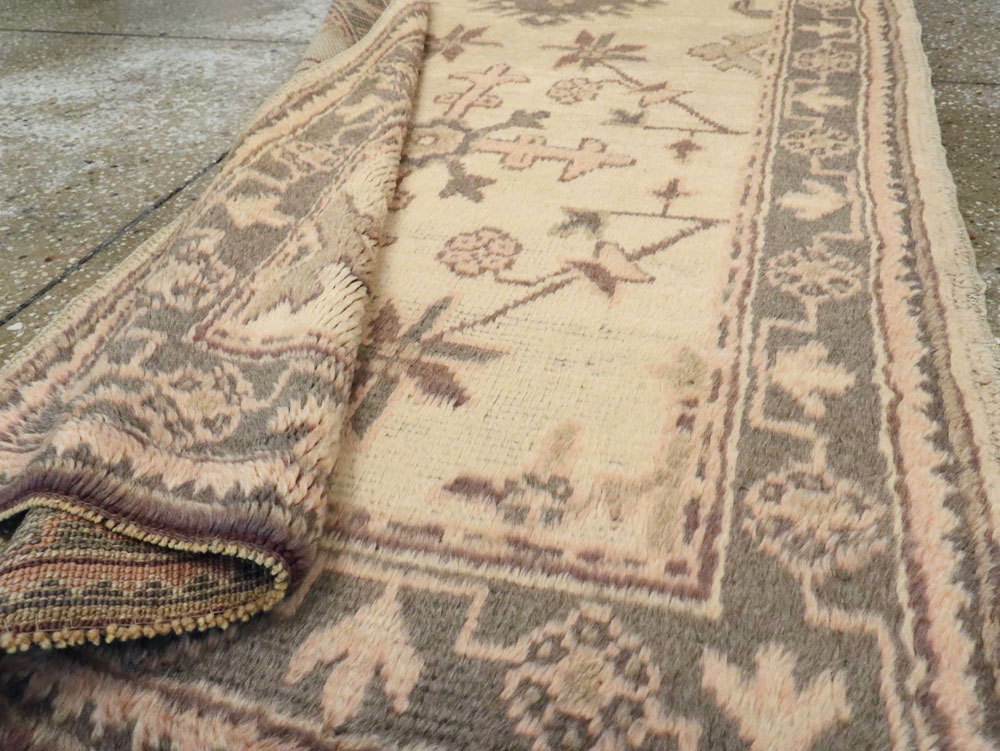 Antique Turkish Oushak Runner, No.10263 - Gss