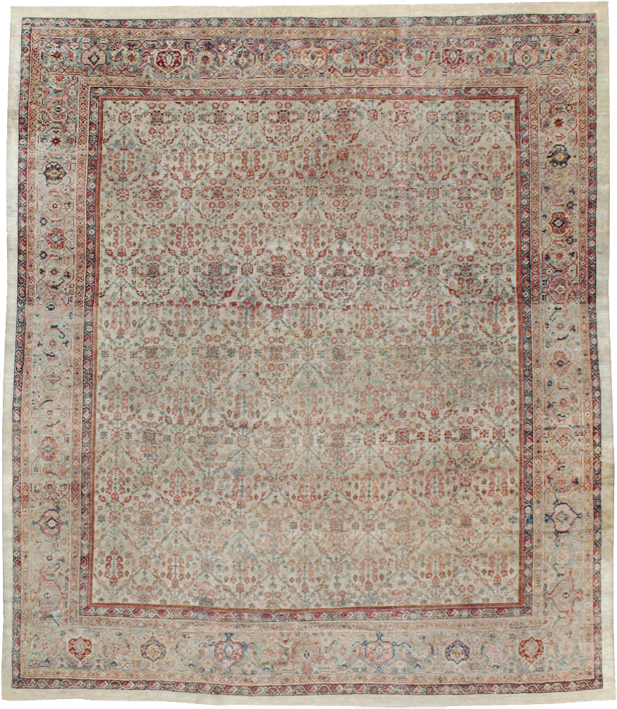 Antique Persian Mahal Carpet, No.10266 - Gss