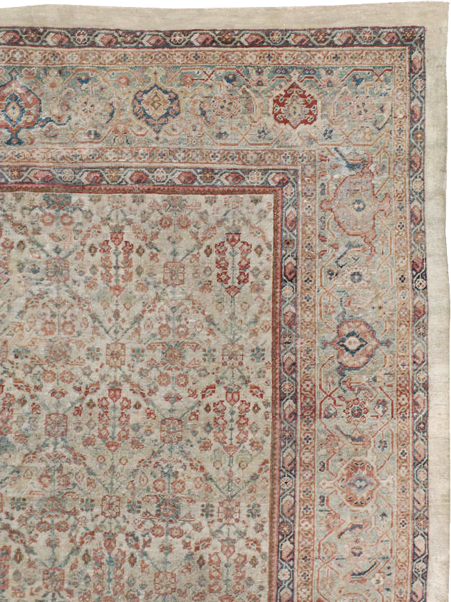 Antique Persian Mahal Carpet, No.10266 - Gss