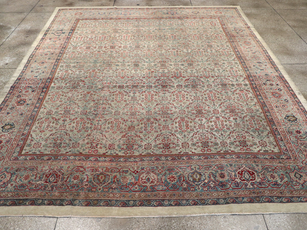 Antique Persian Mahal Carpet, No.10266 - Gss