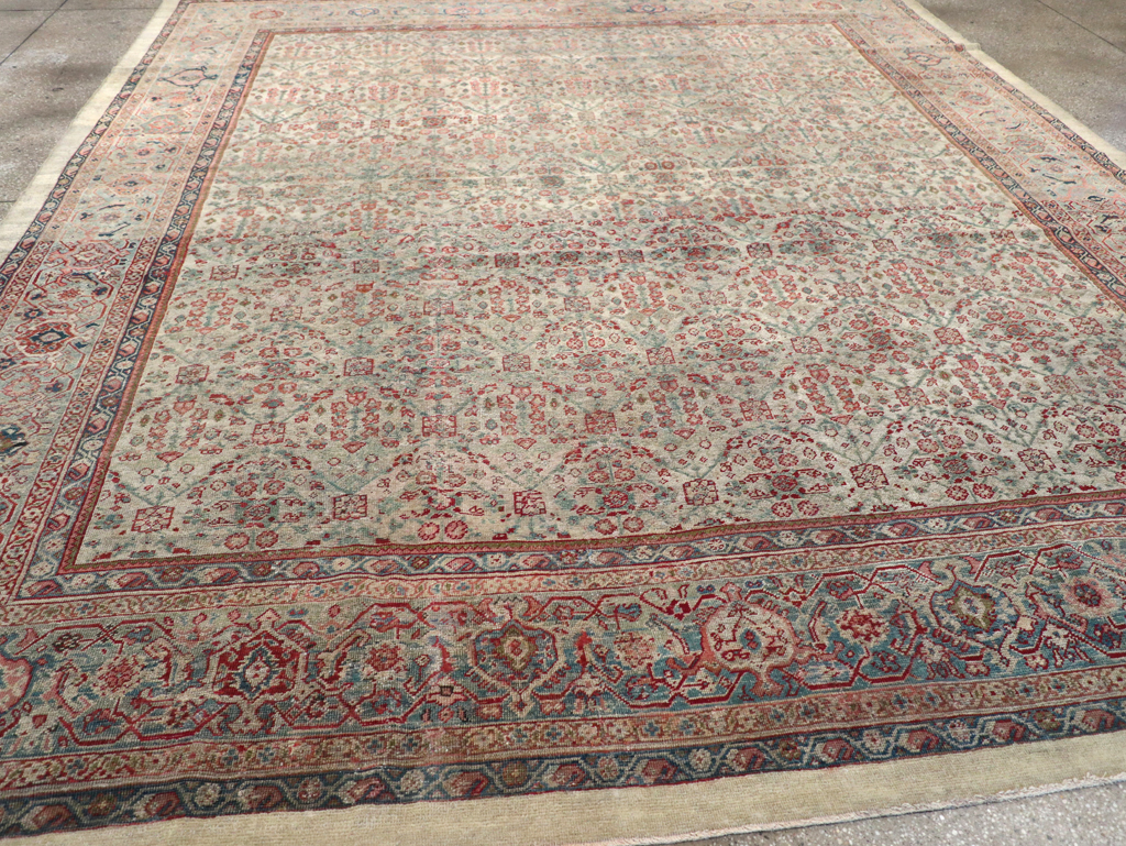 Antique Persian Mahal Carpet, No.10266 - Gss