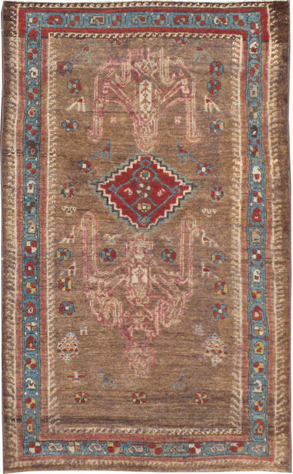 Antique Persian Kurdish Rug, No.10272 - Gss