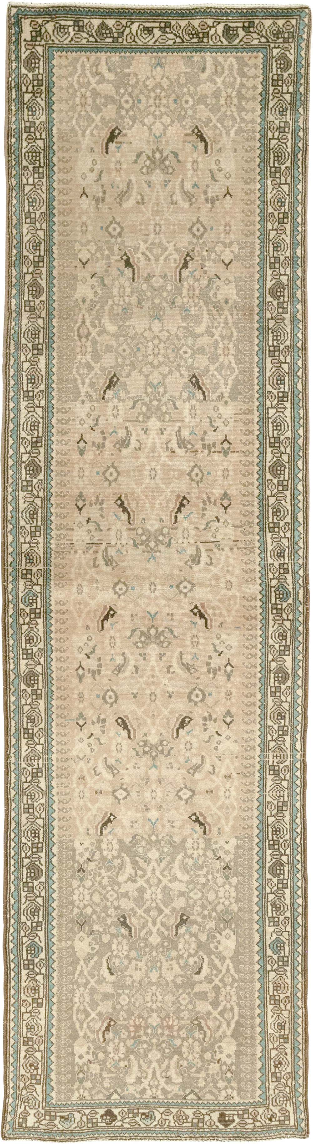 Antique Persian Malayer Runner, No.10307 - Gss
