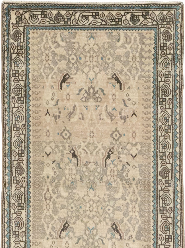 Antique Persian Malayer Runner, No.10307 - Gss