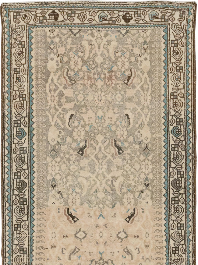 Antique Persian Malayer Runner, No.10307 - Gss