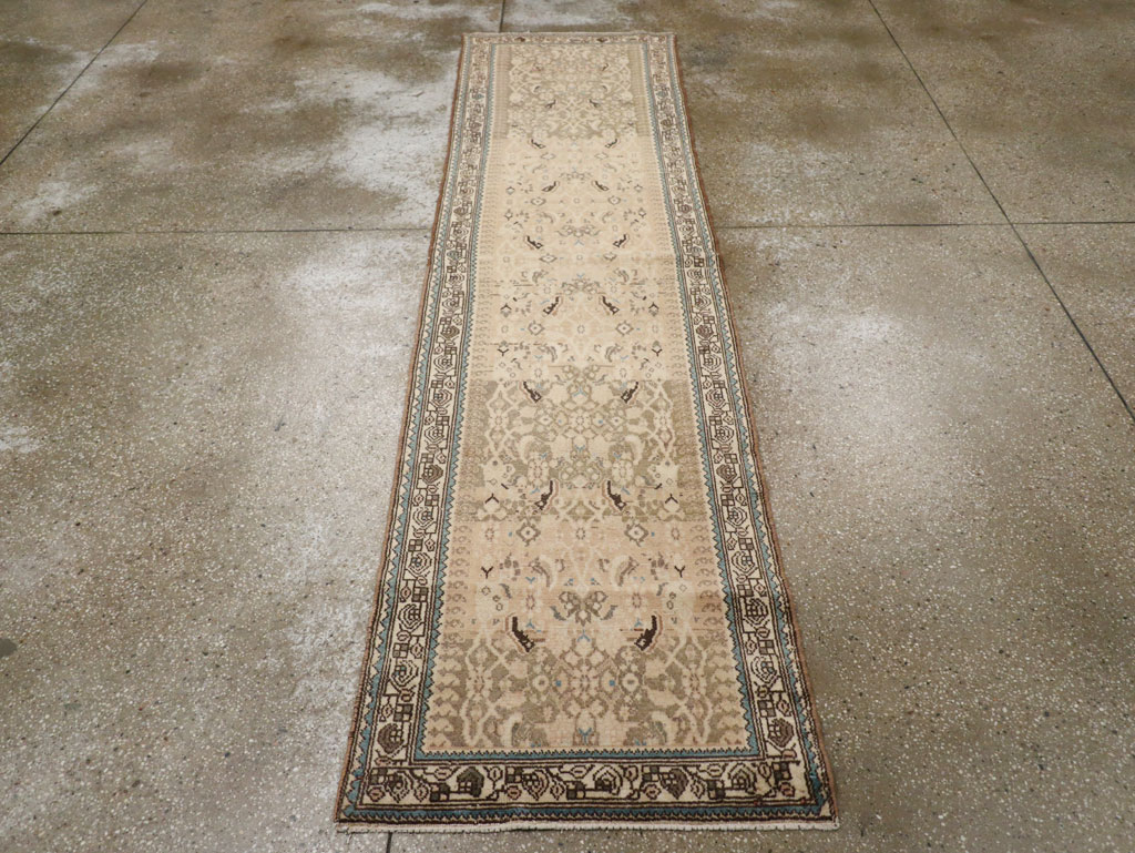 Antique Persian Malayer Runner, No.10307 - Gss