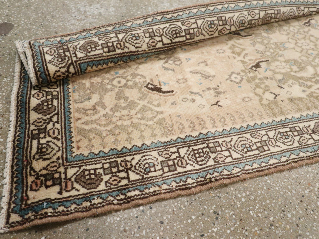 Antique Persian Malayer Runner, No.10307 - Gss