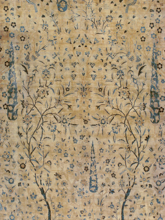 Antique Persian Lavar Kerman Carpet, No.10404 - Gss
