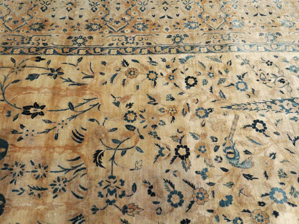 Antique Persian Lavar Kerman Carpet, No.10404 - Gss