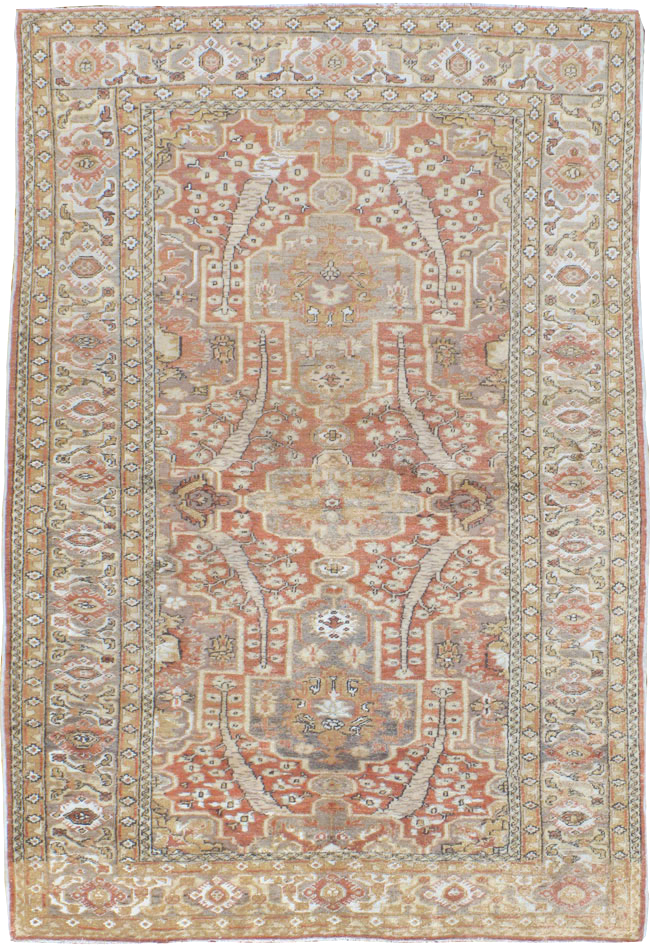 Antique Turkish Sivas Throw Rug, No.10416 - Gss