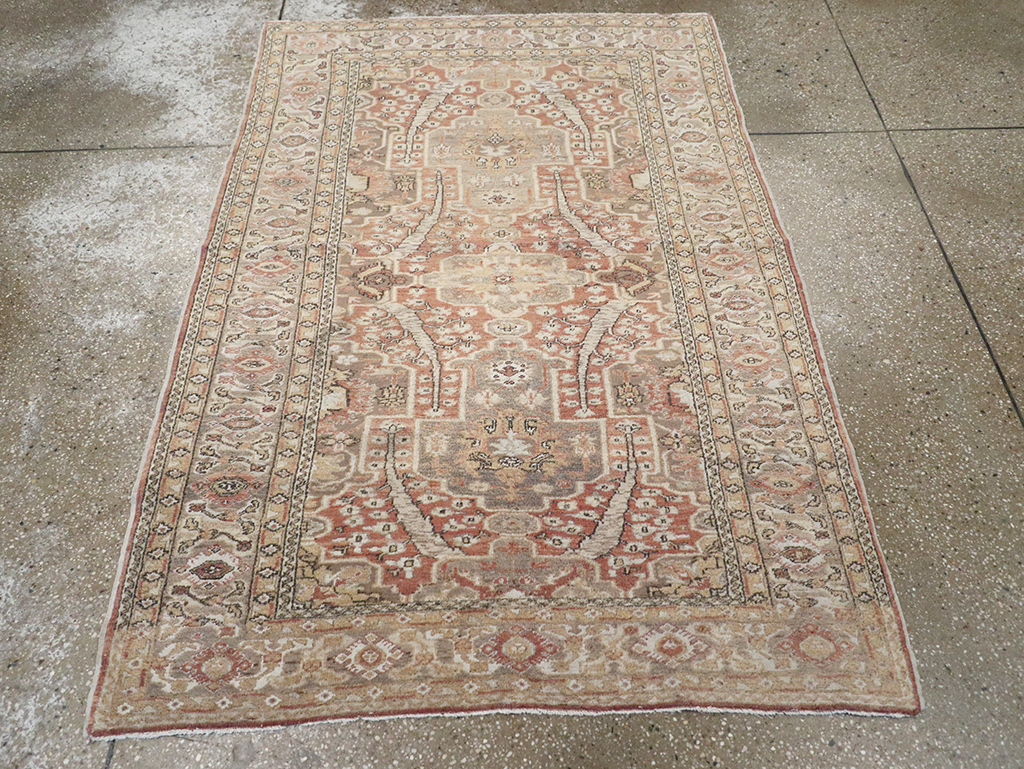 Antique Turkish Sivas Throw Rug, No.10416 - Gss