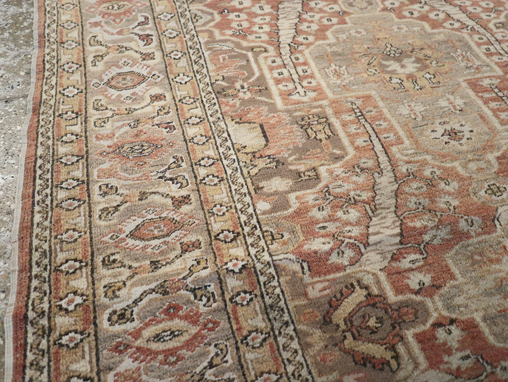 Antique Turkish Sivas Throw Rug, No.10416 - Gss