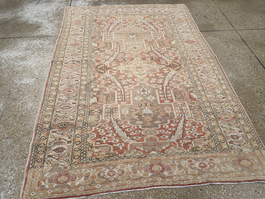 Antique Turkish Sivas Throw Rug, No.10416 - Gss