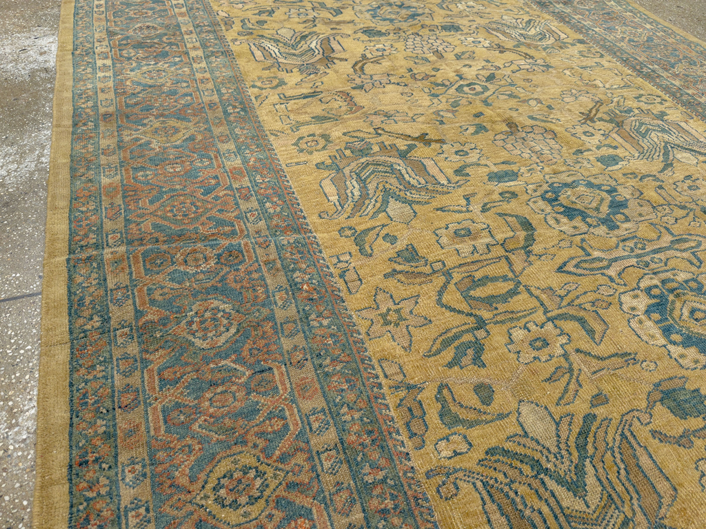 Antique Persian Mahal Gallery Carpet, No.10437 - Gss