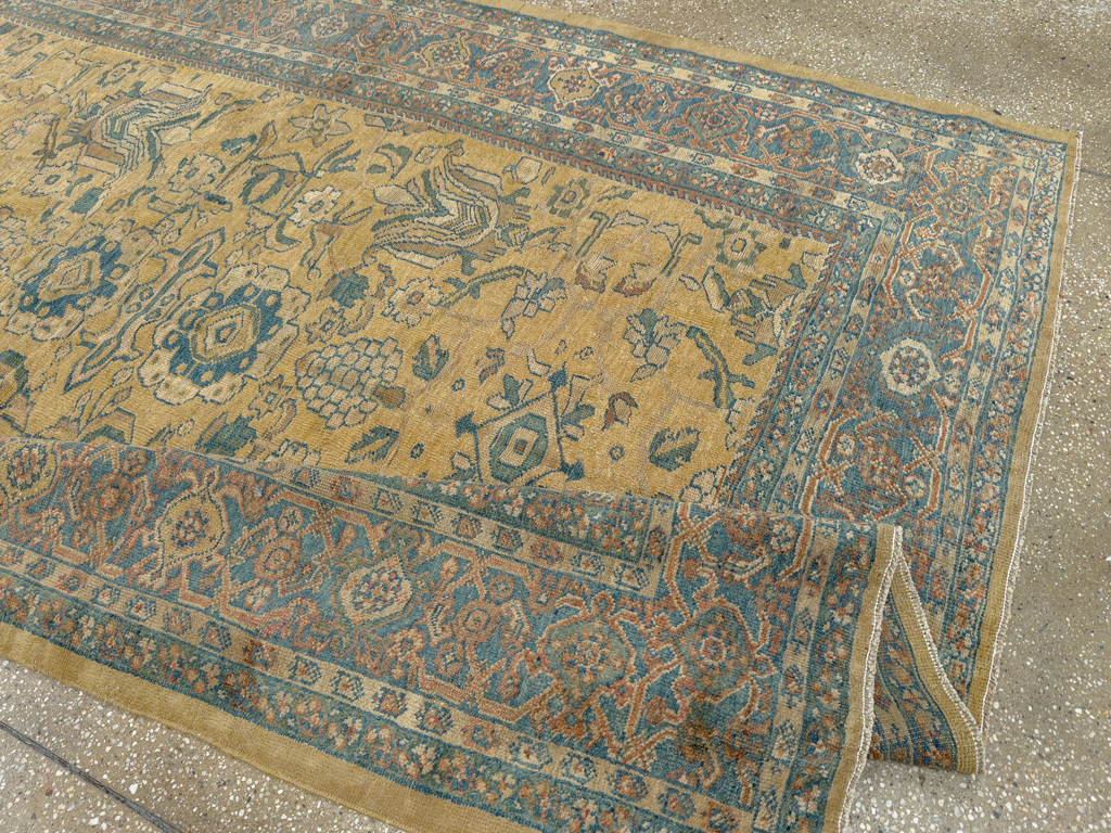 Antique Persian Mahal Gallery Carpet, No.10437 - Gss
