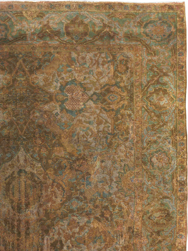 Antique Indian Lahore Carpet, No.10460 - Gss